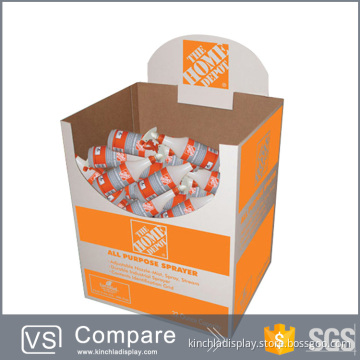 Free Design Eye-catching Cardboard Advertising Dump Bin